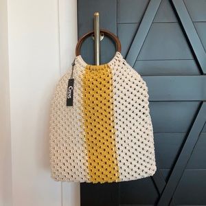 Circus by Sam Edelman macrame handbag